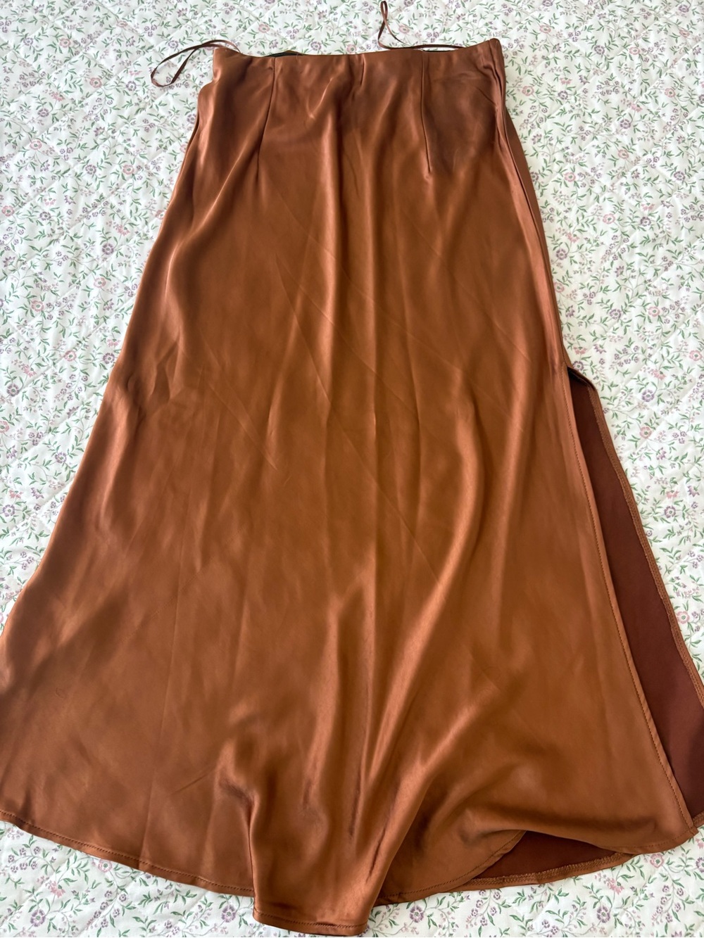 Women's Brown Slip Skirt - Unbranded